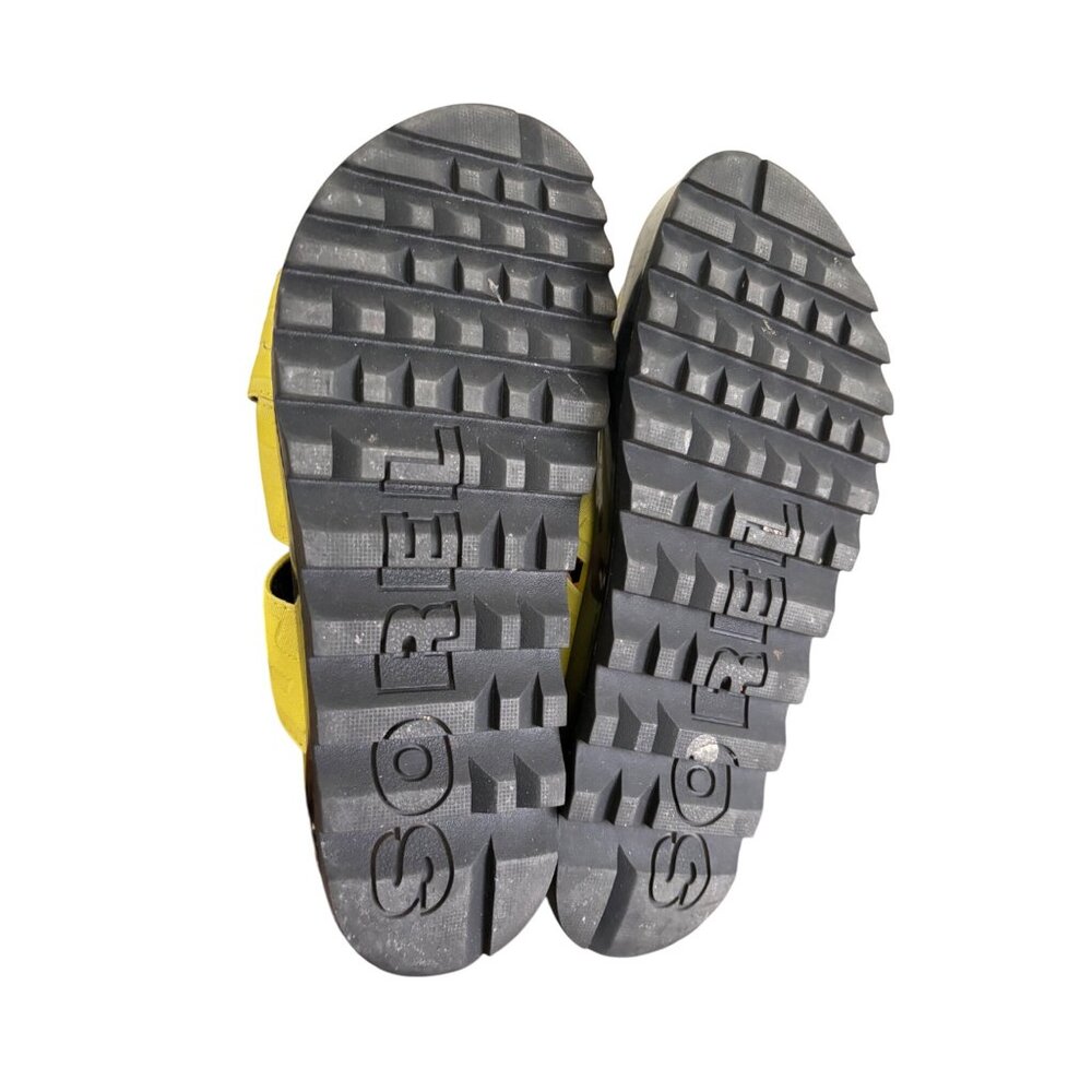 Sorel Womens Roaming Sport Slide Sandals Yellow Bolt & Black Casual Wear - Picture 6 of 15